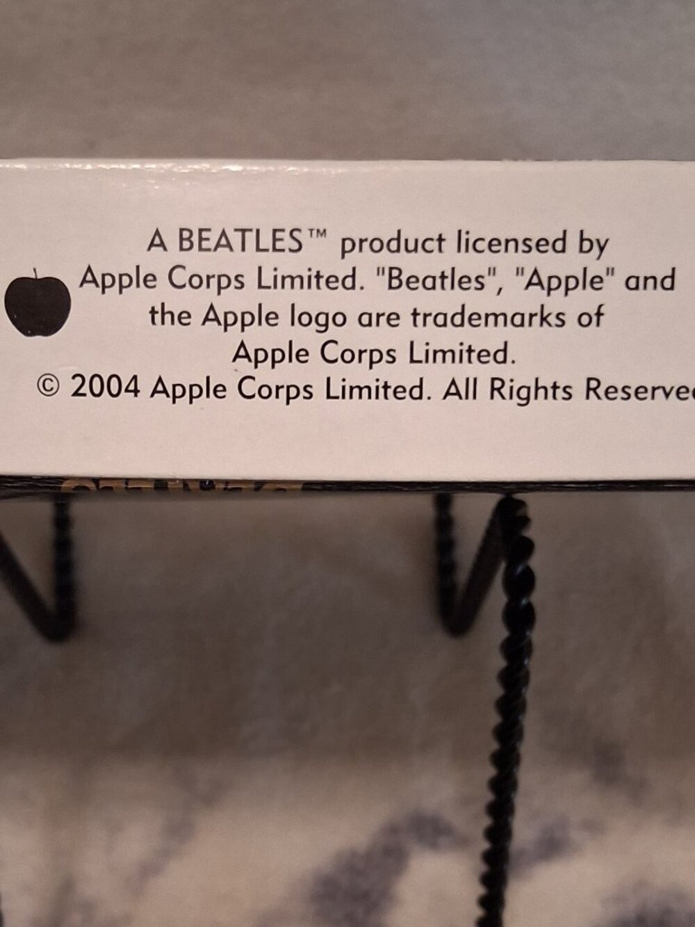 Vintage "THE BEATLES" 3x5 Cartoon Picture Frame — 2004 Apple Corps — New in Box - Picture 3 of 9